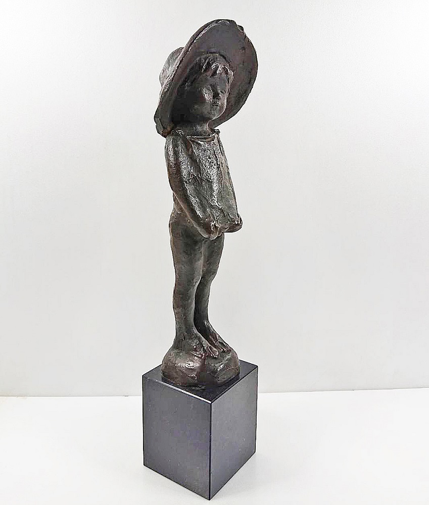 購入特典佐藤忠良　ブロンズ彫刻像「少女」限定３５体 ・１９８２年作・公式鑑定付き　MA11A2G2B4J7Z 西洋彫刻